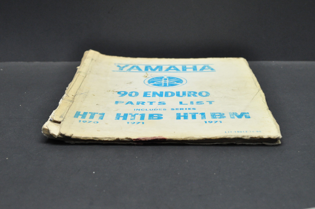Vintage 1970 Yamaha Enduro 90 HT1 1971 HT1 B M Parts List Book Manual