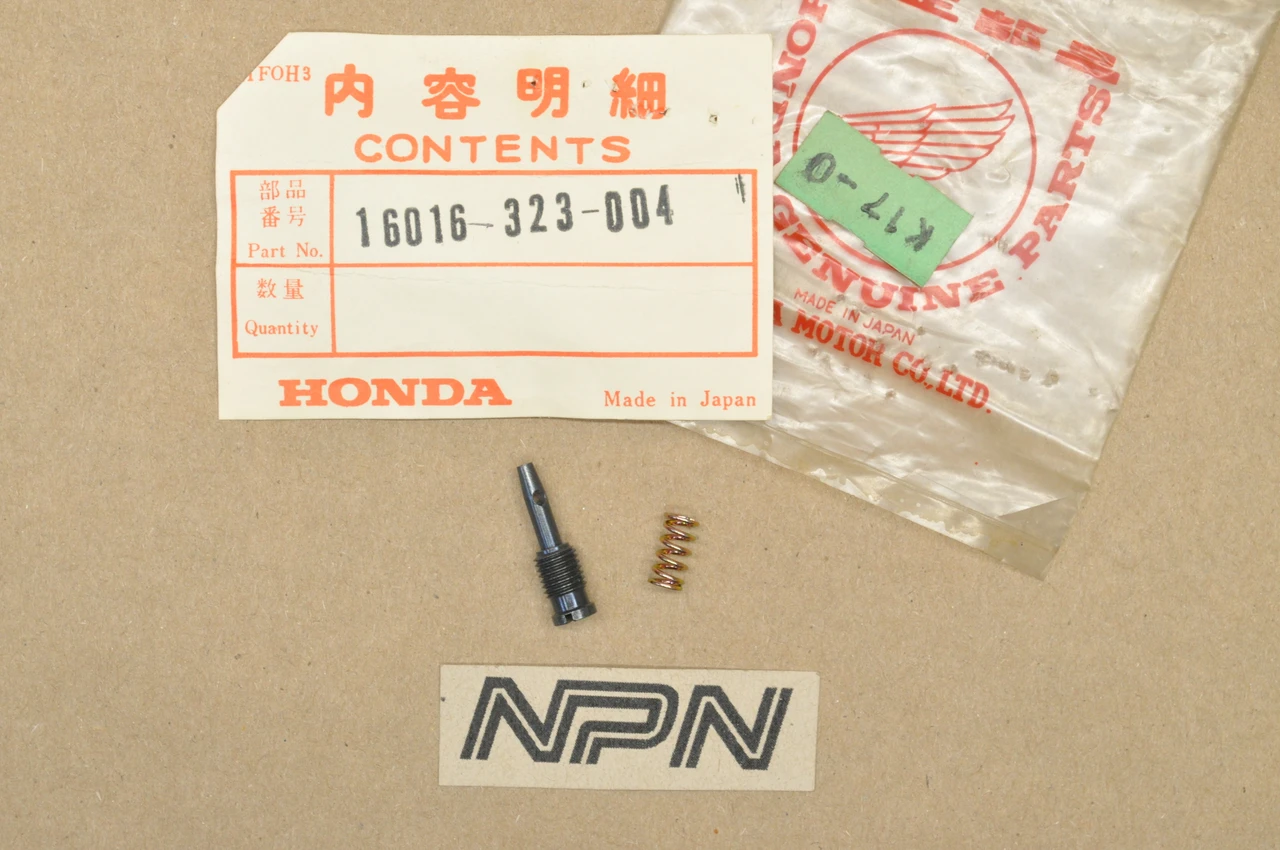 NOS Honda CB550 K0-K1 CB500 K0-K2 Carburetor Adjustment Screw 16016-323-004