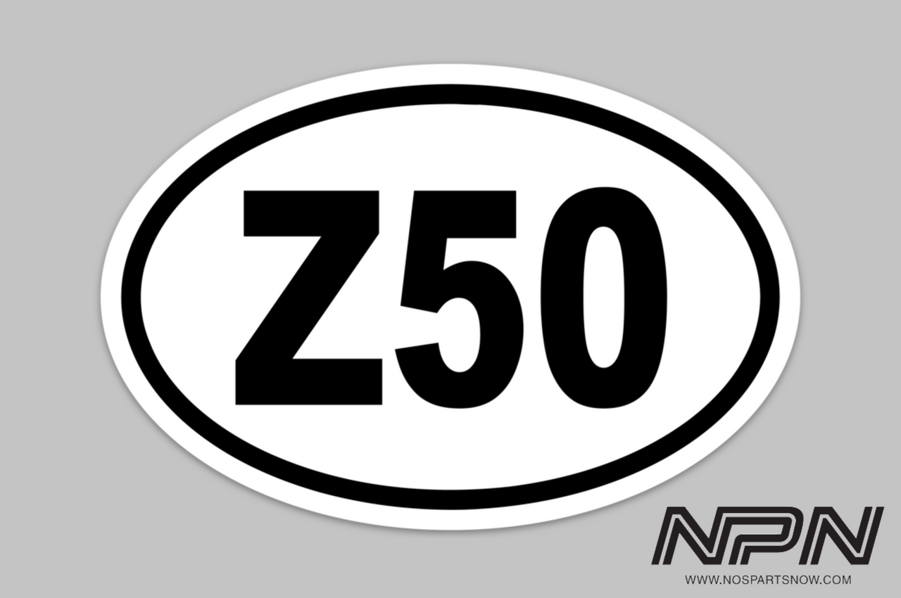 Honda Z50 Motorcycle Oval Decal Mini Trail 50 Window Bumper Sticker