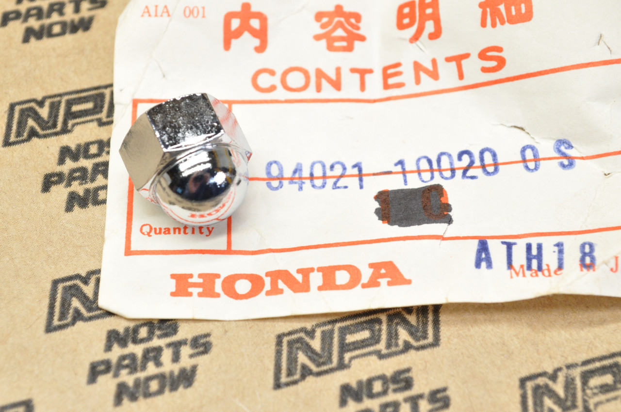 NOS Honda CB750 CBX CL90 CT70 QA50 SL90 XL70 XR80 Z50 Cap Nut 94021-10020-0S