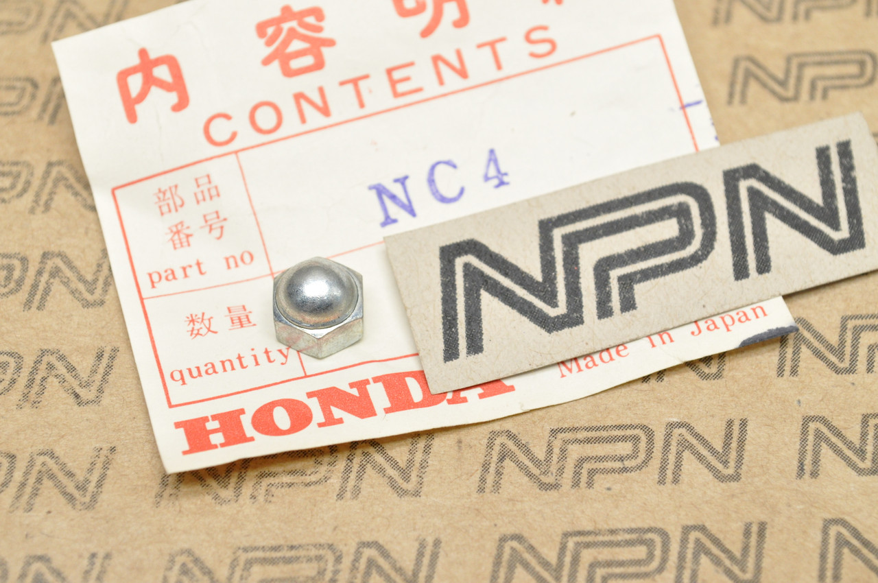 NOS Honda CB92 CB95 4 mm Blind Cap Nut 94021-04000