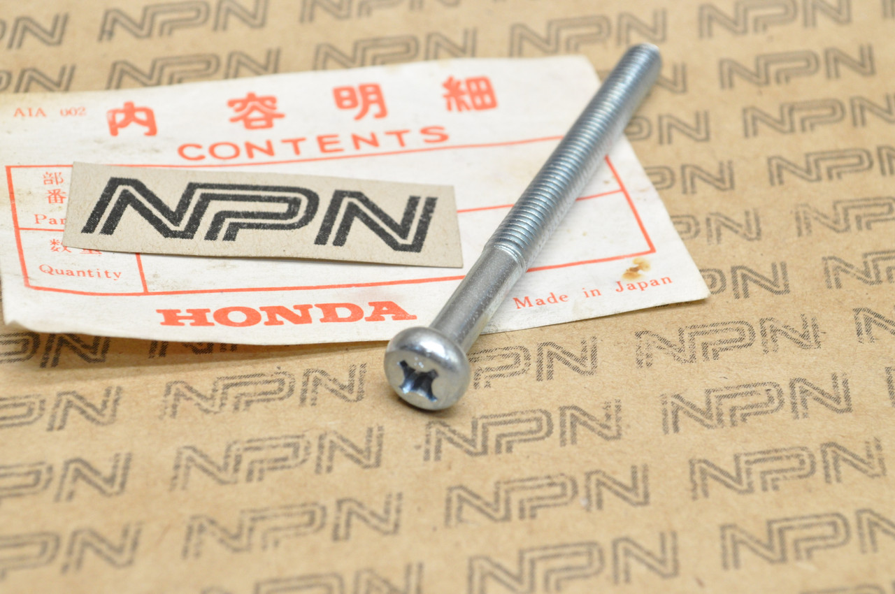 NOS Honda C70 CA200 CB750 CB900 CM200 CR250 MR50 S65 Screw 6x70 93500-06070