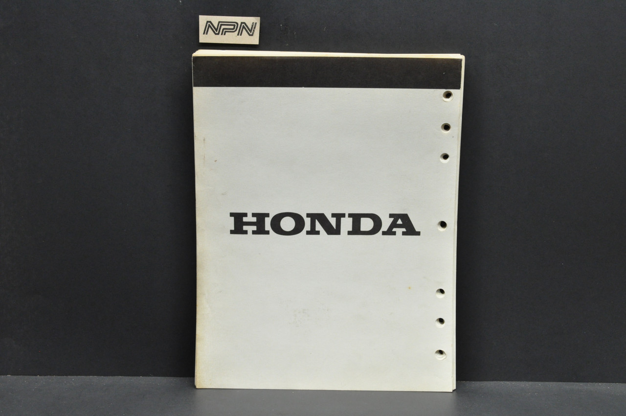 Vintage 1975 Honda CB500 T Parts Catalog Book Diagram Manual 1974