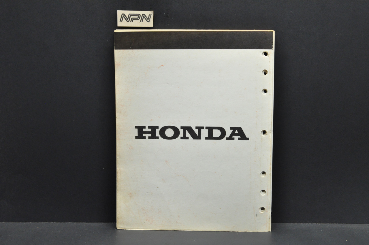Vintage 1974 Honda CL200 Scrambler Parts Catalog Book Diagram Manual