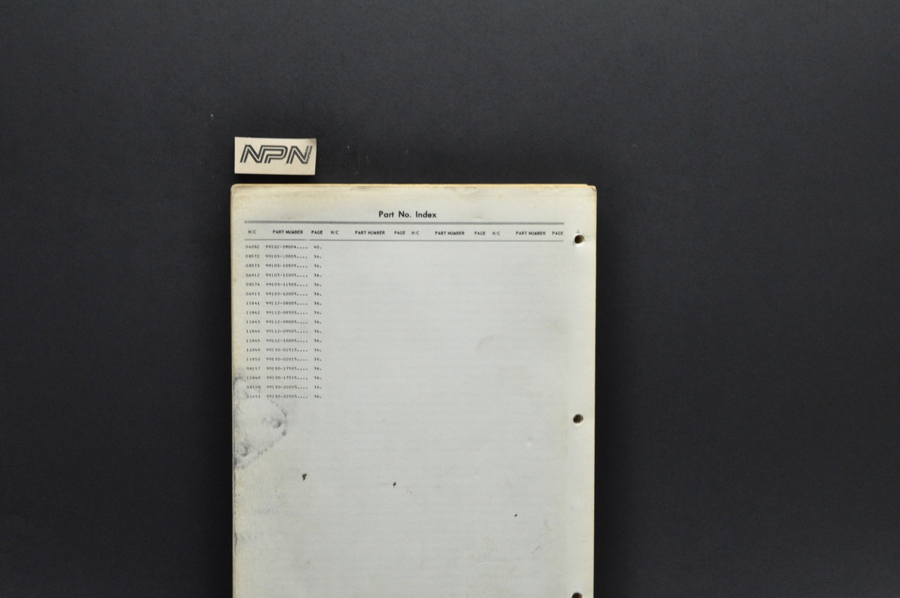 Vtg 1964-69 Honda S90 Super 90 CS90 Parts Catalog Book Diagram Manual