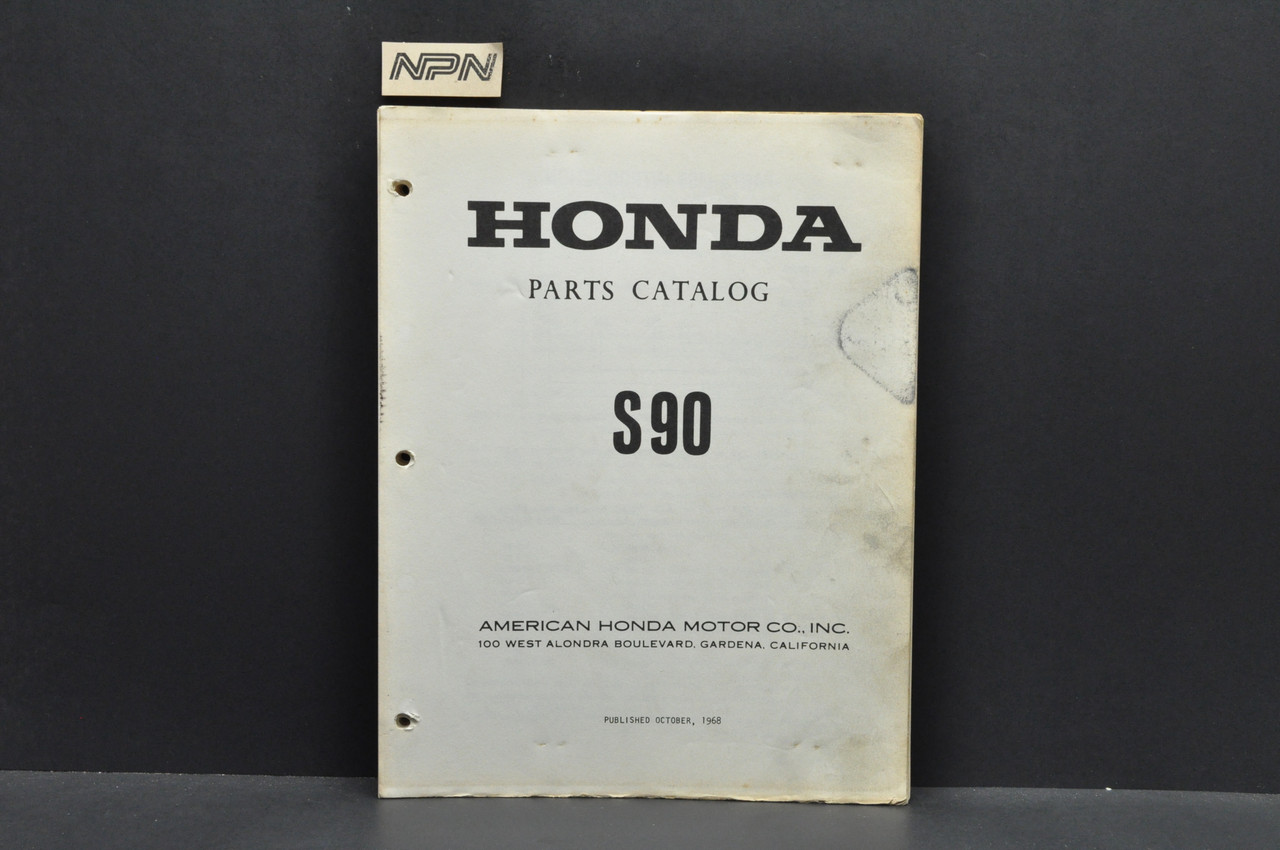 Vtg 1964-69 Honda S90 Super 90 CS90 Parts Catalog Book Diagram Manual