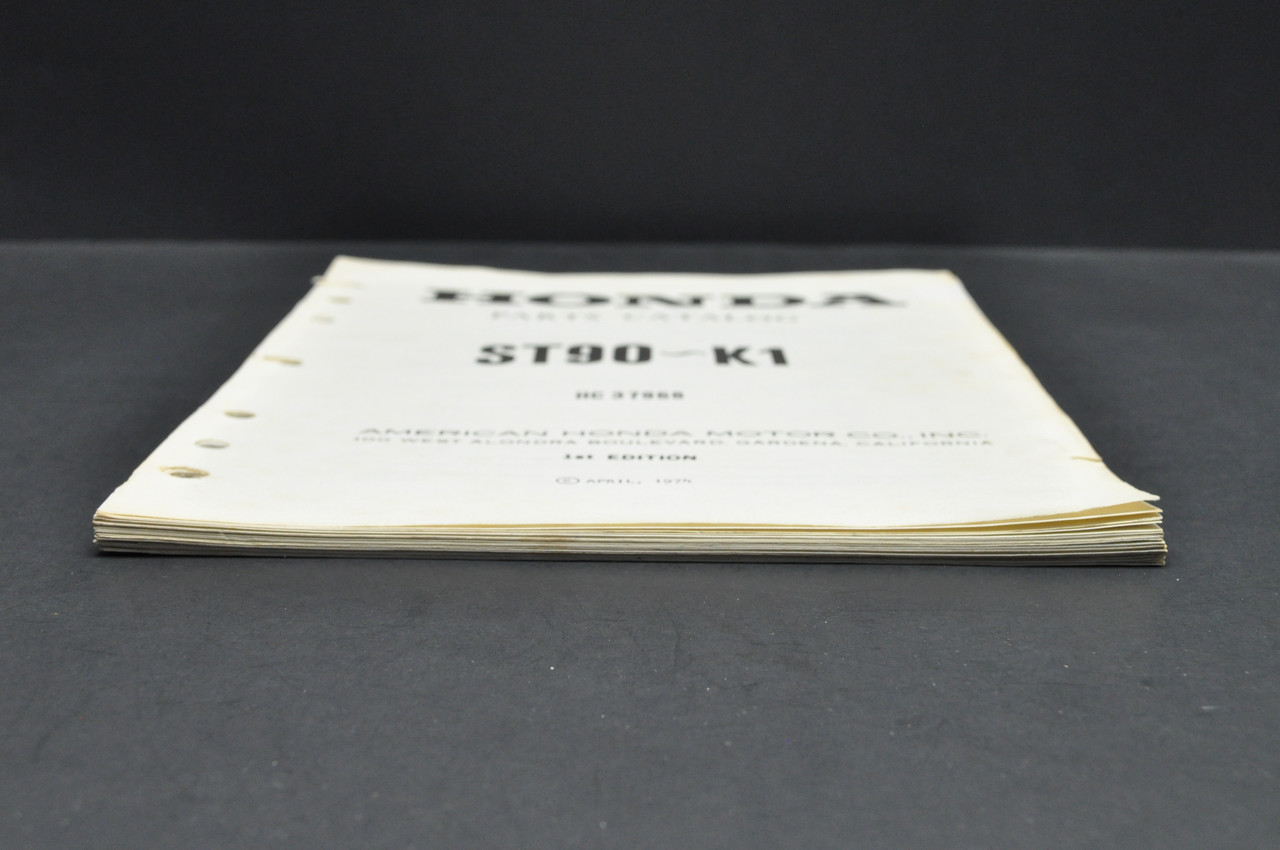 Vtg 1974-75 Honda CR125 M Elsinore M0-M1 Parts Catalog Book