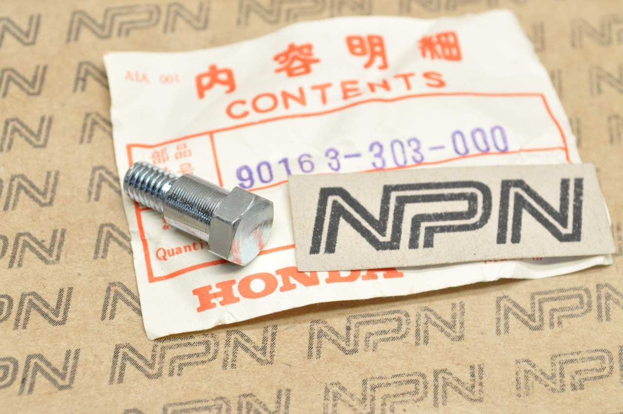 NOS Honda CA175 K3 1978-79 CM185 T Number Plate Mount Bolt B 90163-303-000