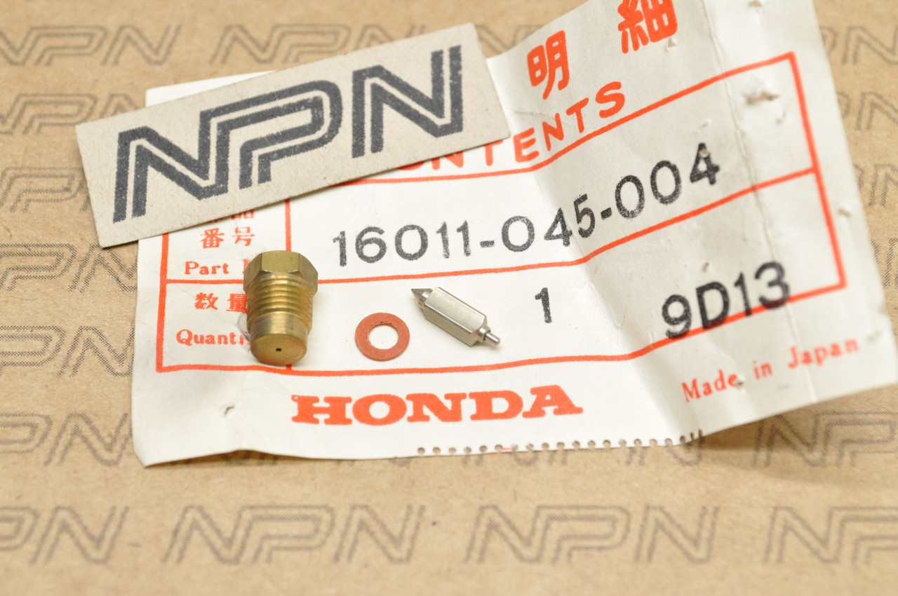 NOS Honda QA50 K0-K3 Z50 A K0-K6 Carburetor Float Valve Set 16011-045-004