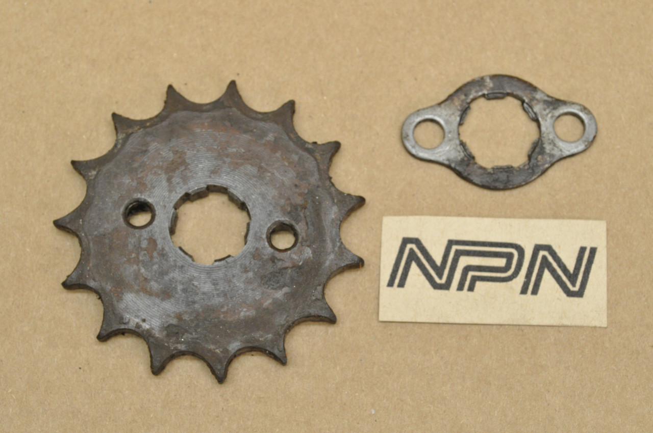 Vintage Used OEM Honda MR50 Z50 R Drive Chain Sprocket 12T w/ Retainer 23800-045-671