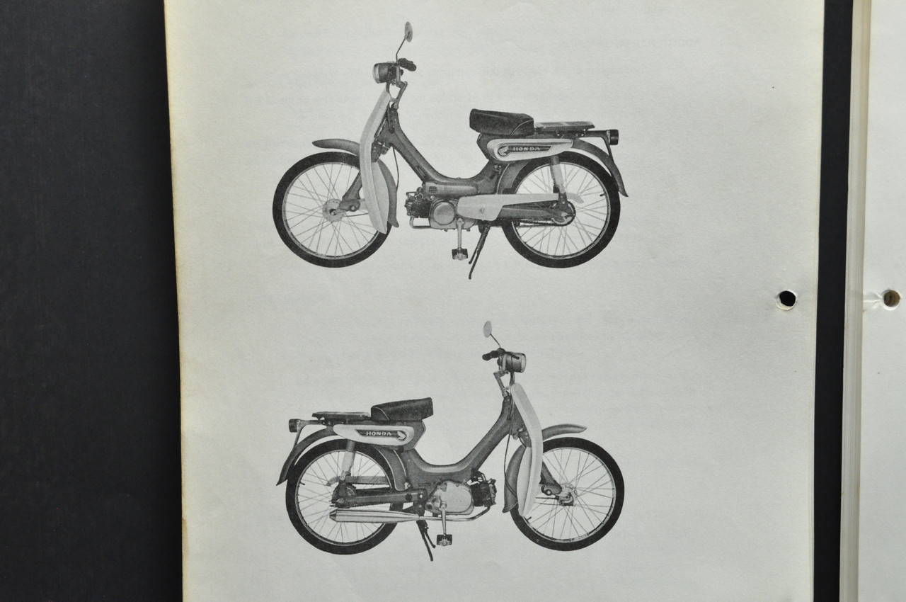 Vintage 1969-70 Honda PC50 A Moped Parts Catalog Book Diagram Manual