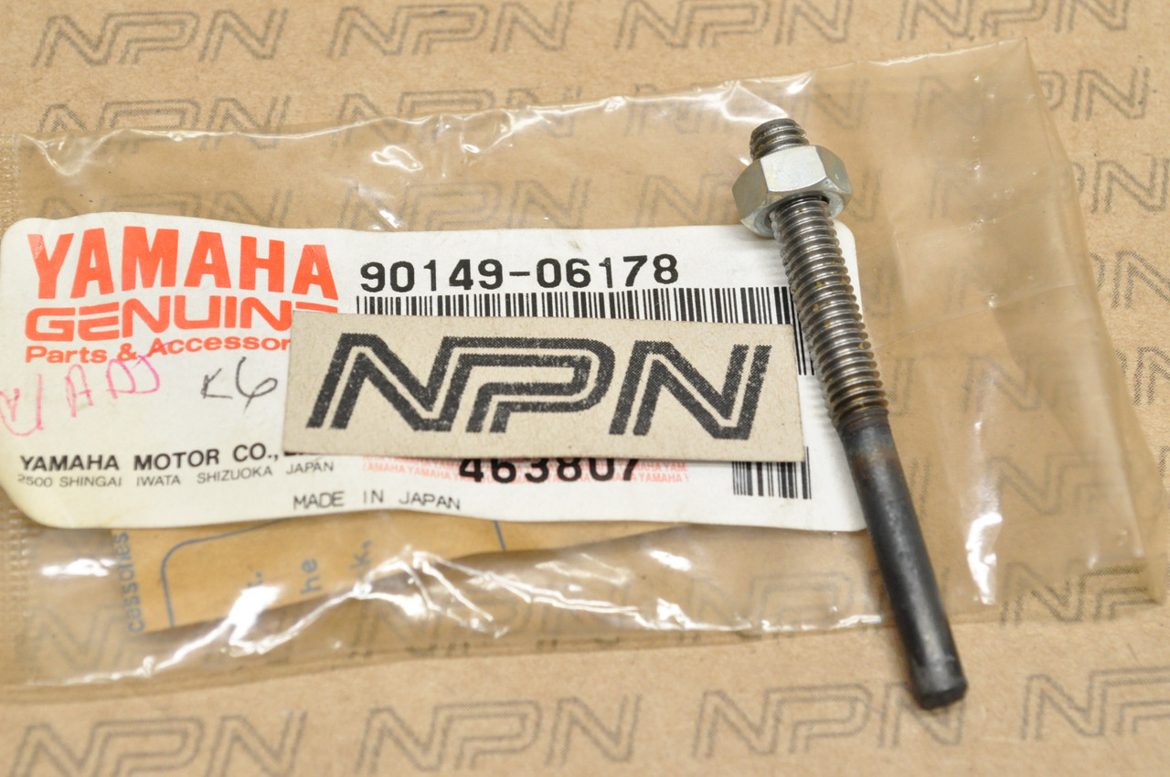 NOS Yamaha YTZ250 YZ250 YZ490 Clutch Push Rod Screw & Nut 90149-06178