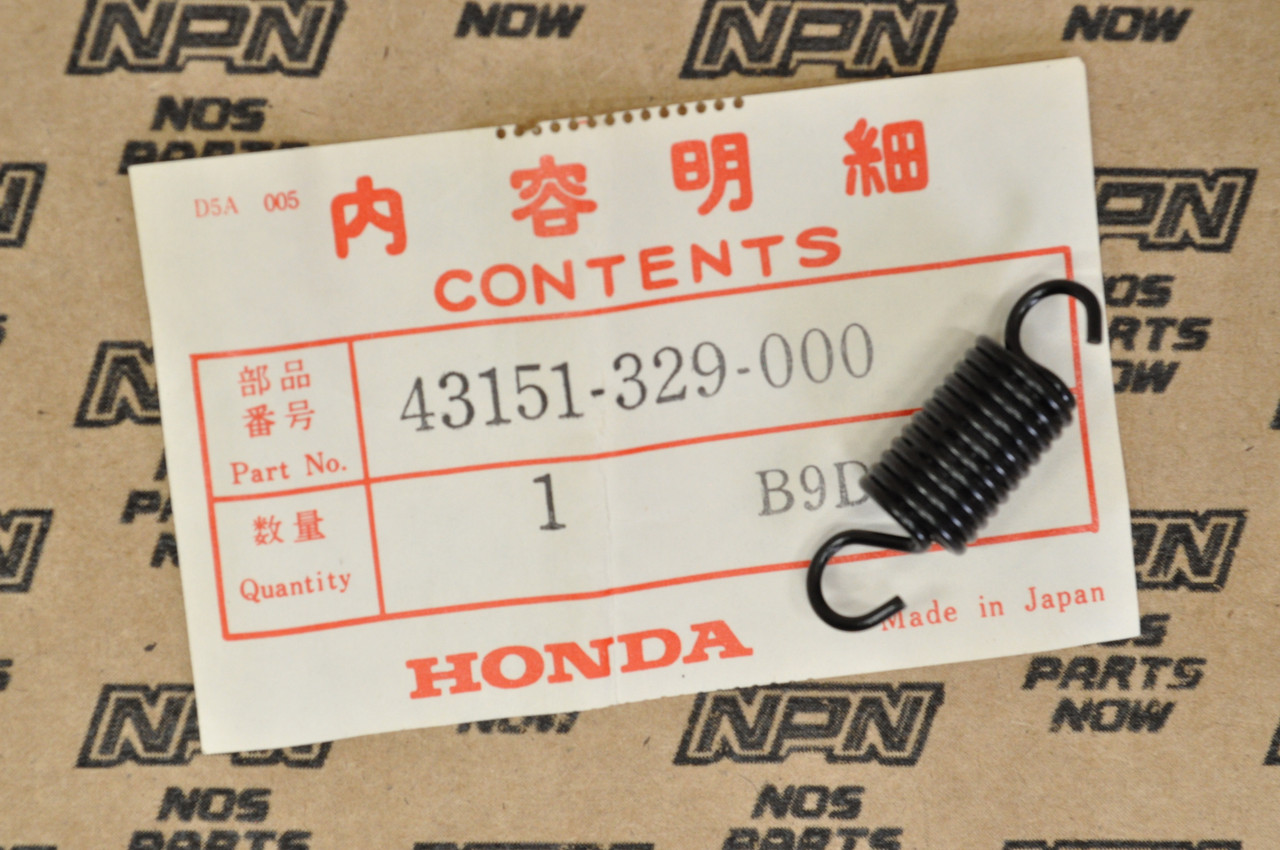 NOS Honda ATC250 CB450 CR250 CR500 XL250 XL600 Brake Shoe Spring 43151-329-000