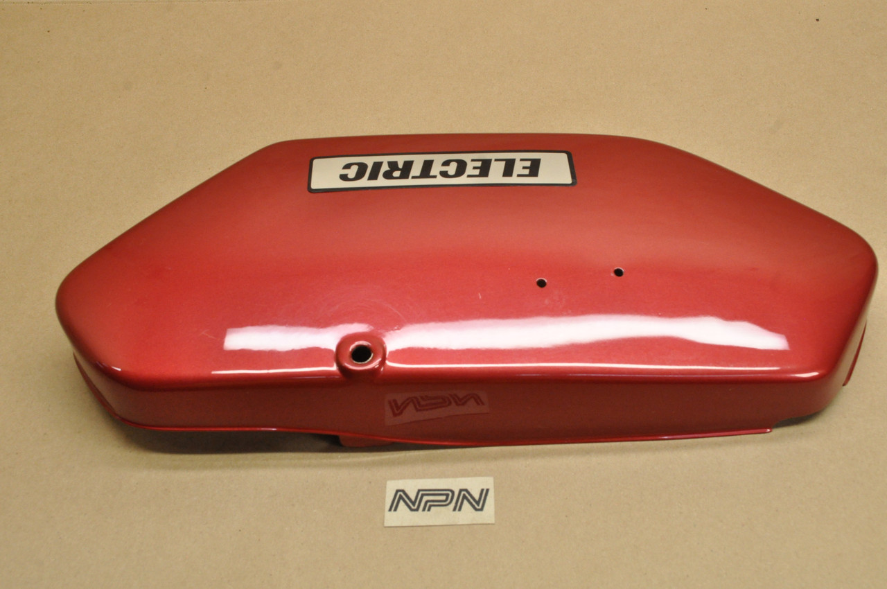 Vintage Used OEM Yamaha YCS1 Bonanza Left Side Cover Red 174-21711-01-29