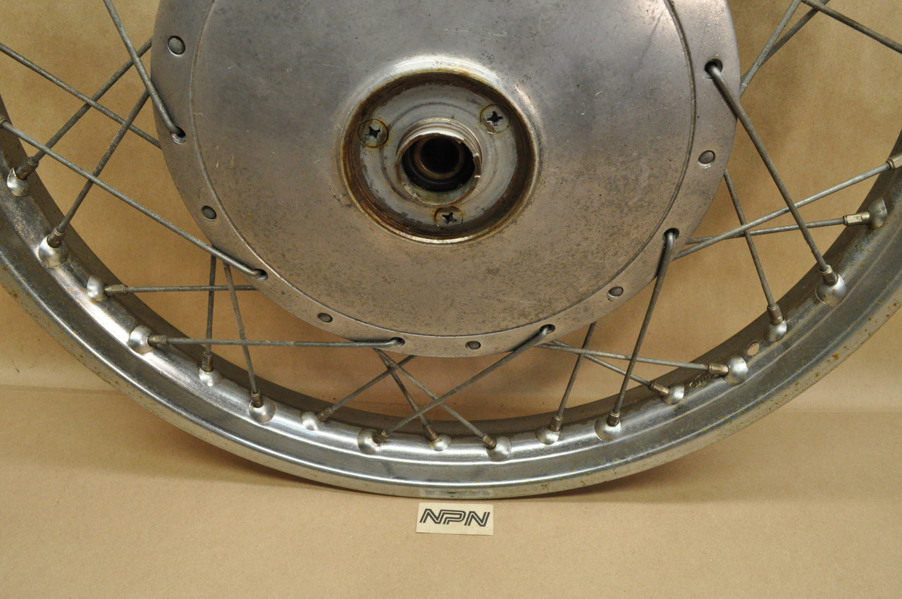 Vintage Used OEM Honda CB72 CB77 Front Wheel Rim Hub DID 18" 44701-268-000