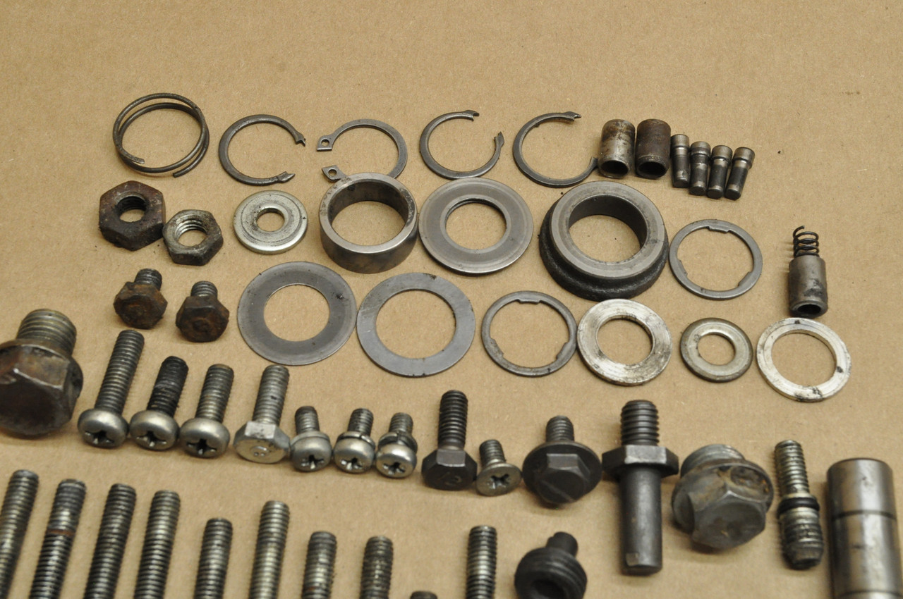 Vtg Used OEM Honda 1980 Z50 R Engine Bolt Screw Nut Collar Hardware Lot