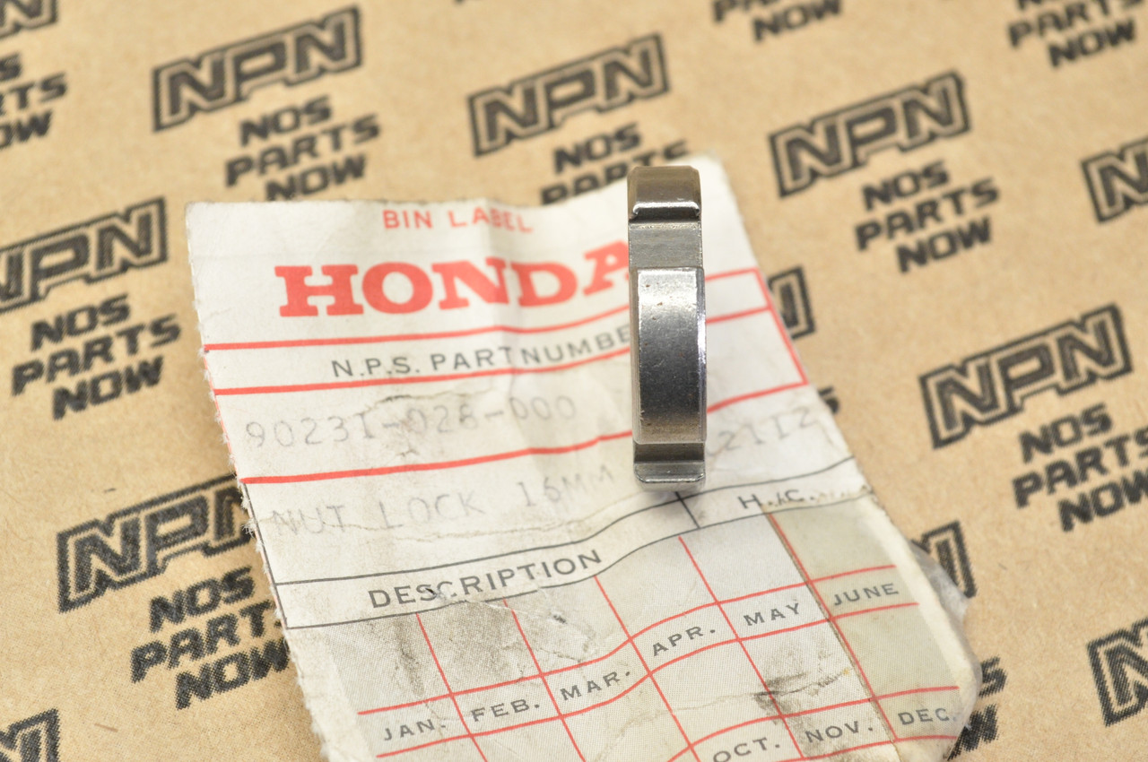 NOS Honda ATC110 CL90 CT90 S90 SL90 ST90 TRX125 XL175 Lock Nut 90231-028-000