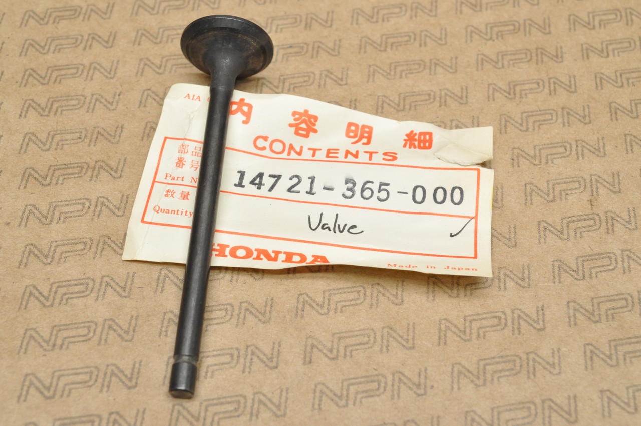 NOS Honda XL125 K0-K1 Exhaust  Valve 14721-365-000