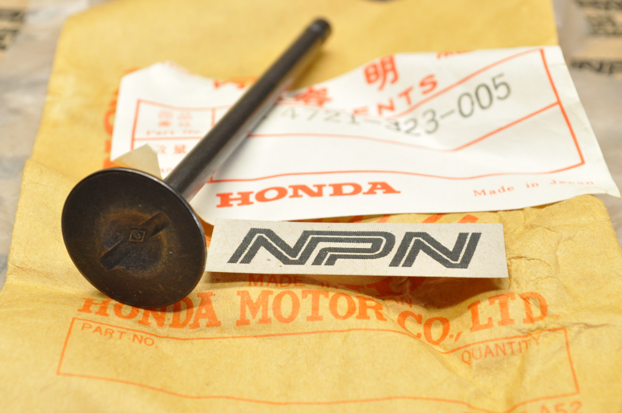 NOS Honda CB500 K0-K2 CB550 K0-1978 CB550F Exhaust Valve 14721-323-005