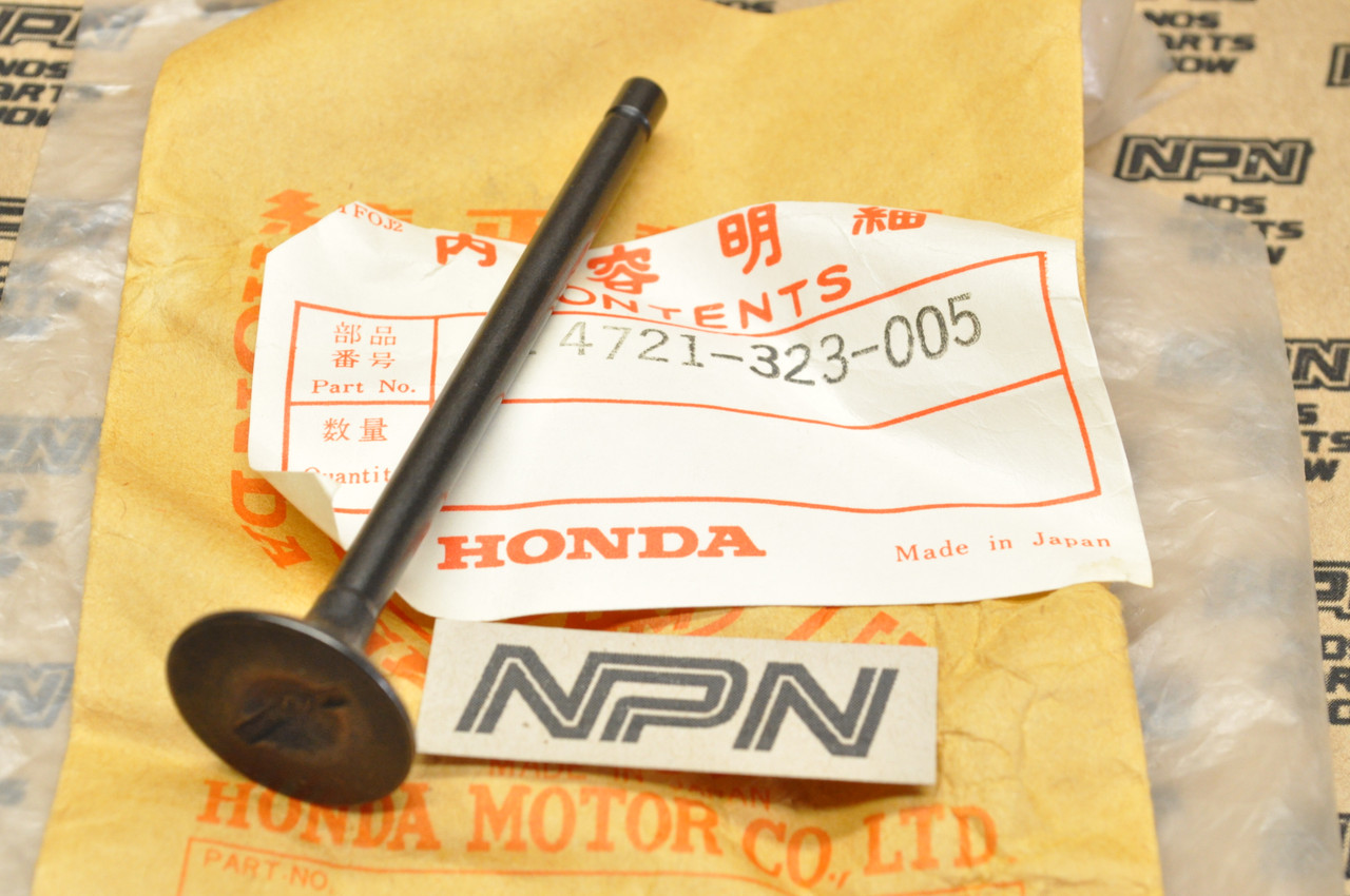NOS Honda CB500 K0-K2 CB550 K0-1978 CB550F Exhaust Valve 14721-323-005