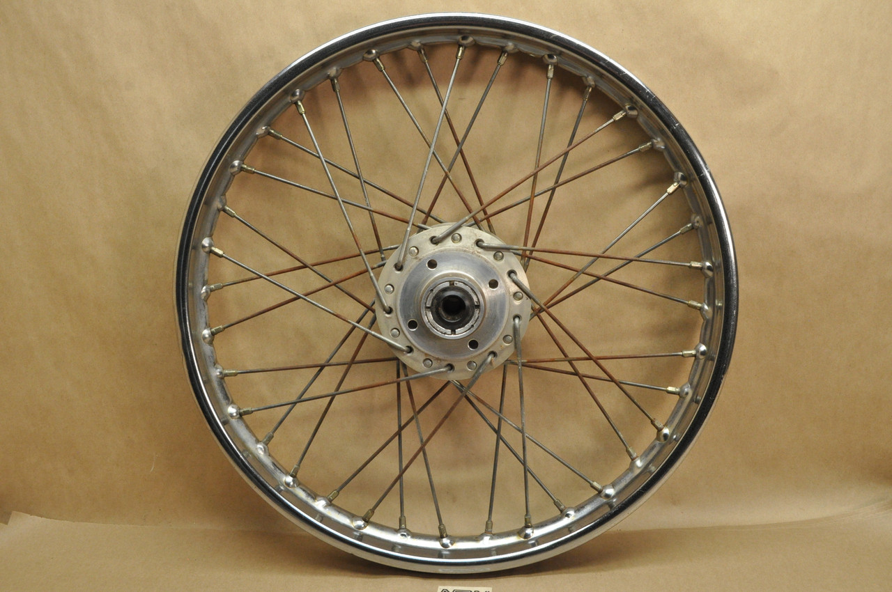 Vtg Used OEM Honda CB350 F CB360 CB400 F Front Wheel Rim Hub Spoke 44701-317-701