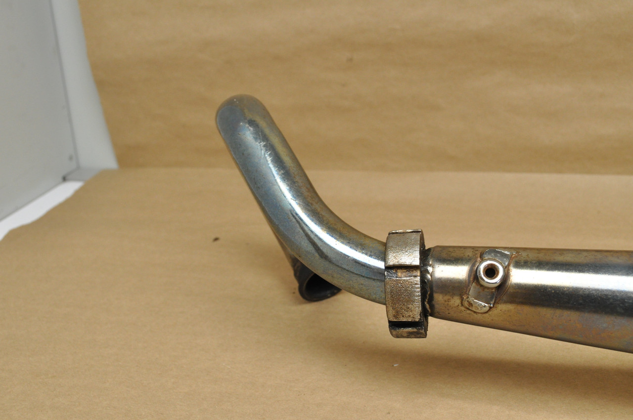 Vtg Used OEM Yamaha AS2 YAS1C Right Exhaust Muffler Header Pipe 218-14620-30