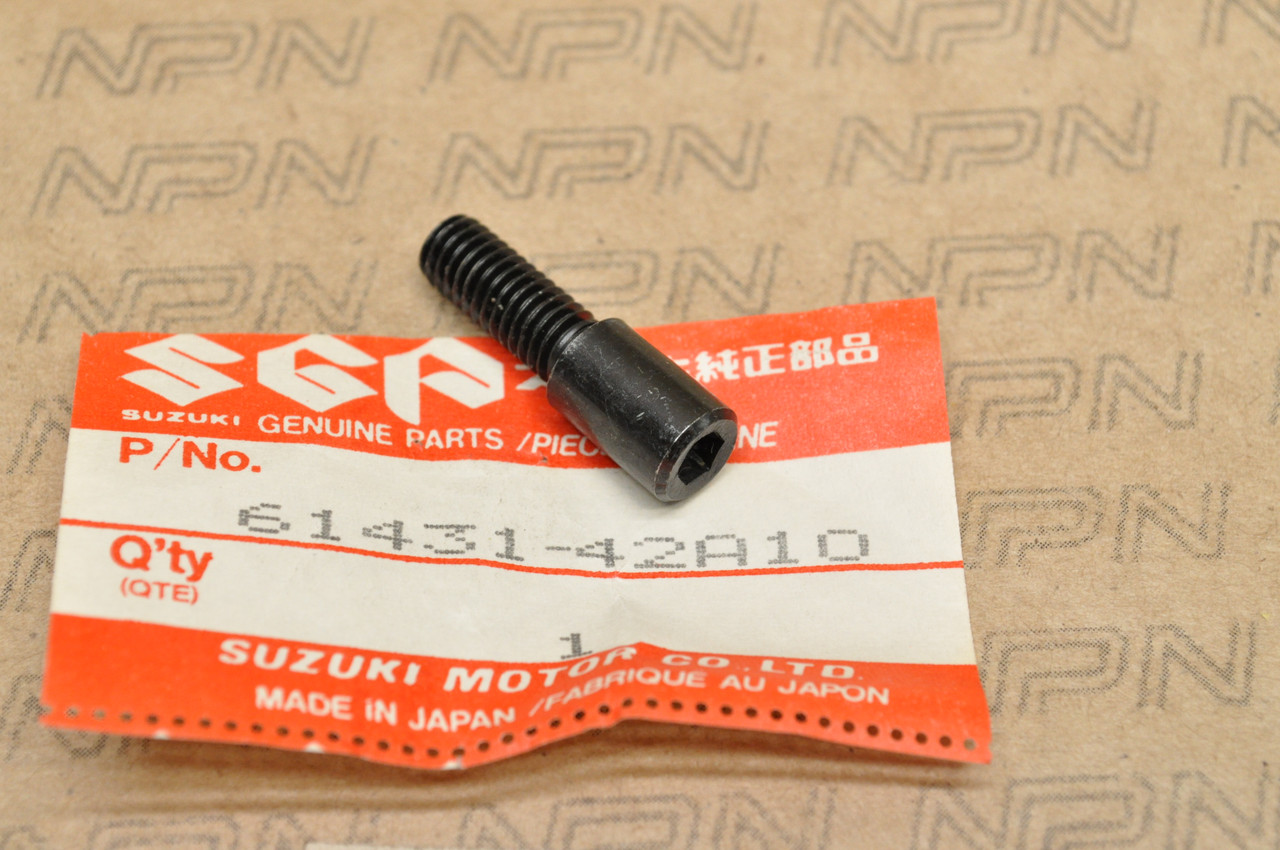 NOS Suzuki 1986-87 DR200 1986-88 SP200 Chain Tension Adjuster Bolt 61431-42A10