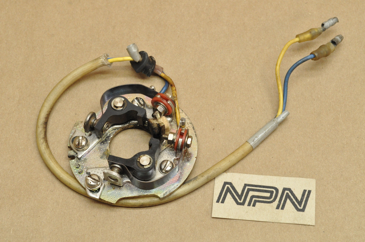 cl350系/cb350系NOS 純正未使用品/51606-345-670XW Vintage Used OEM Honda CB350 CL350 SL350 Points Plate Assembly