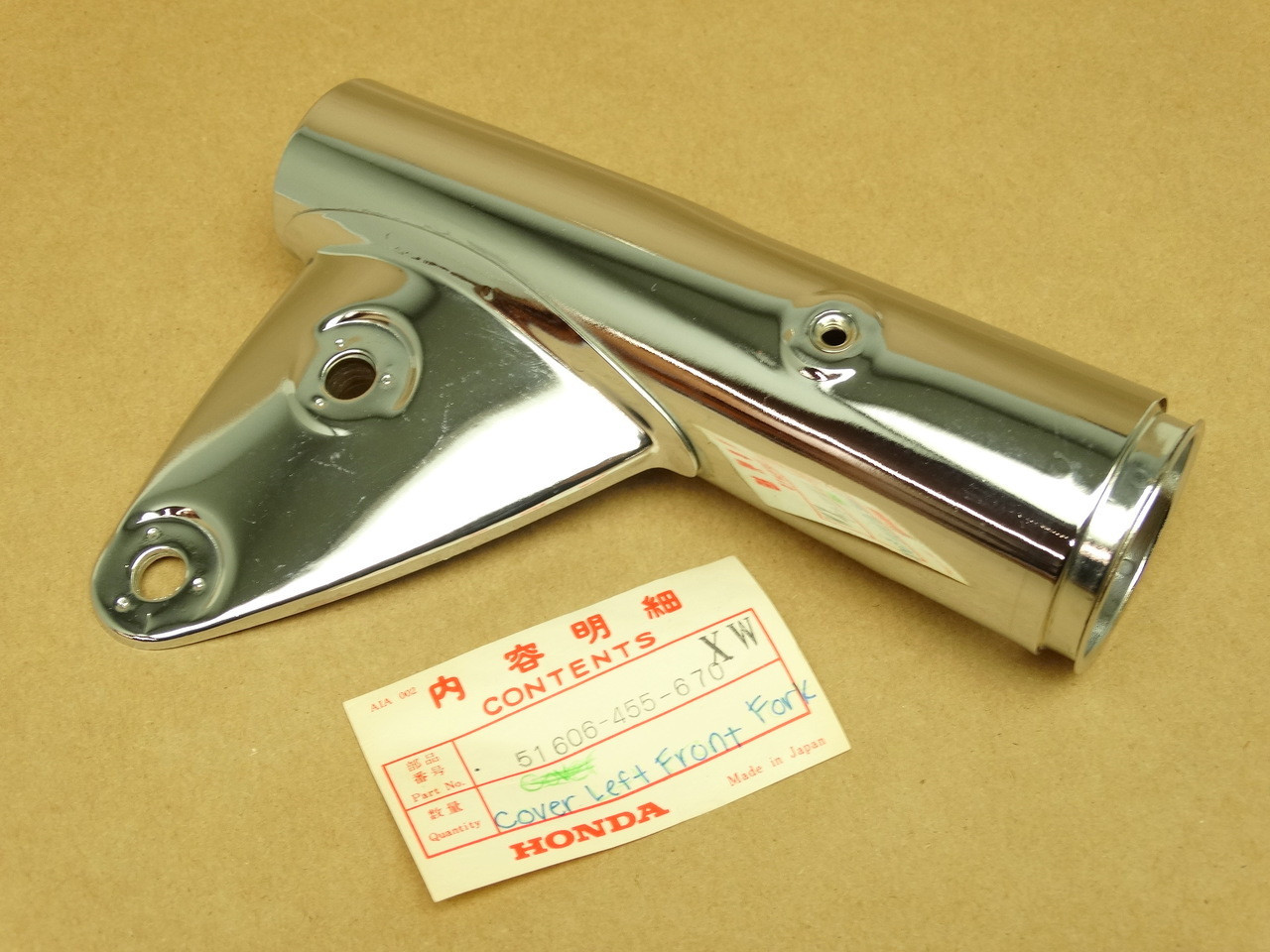Pattes De Phare Honda CB250K4/350K4 - Référence 51602/51606-344-670 HX Ruby Red, Neuf !