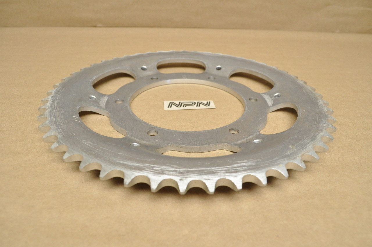 NOS Honda 1975-76 CR250 M Rear Chain Drive Sprocket Offset 51T 41201-381-830