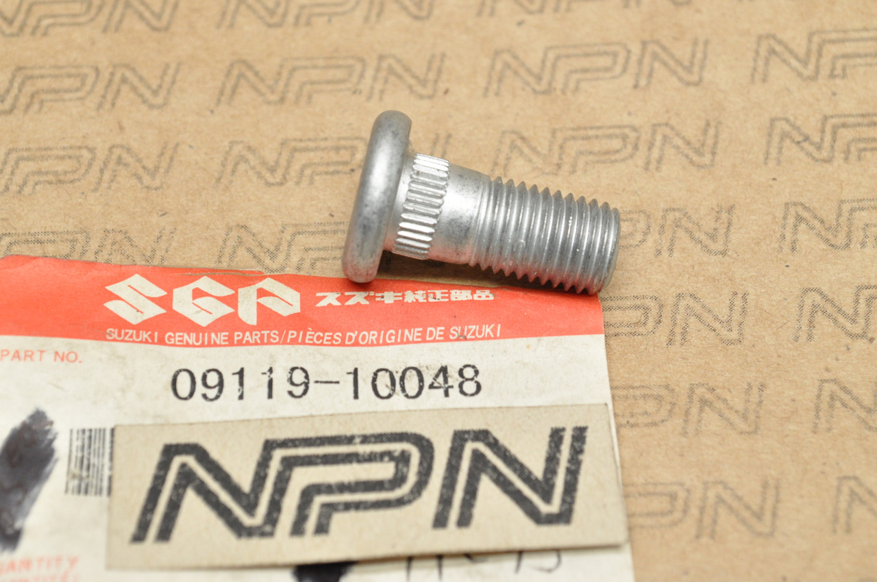 NOS Suzuki LT-F160 LT125 LT160 LT185 LT230 LT300 LT80 Hub Bolt 09119-10048