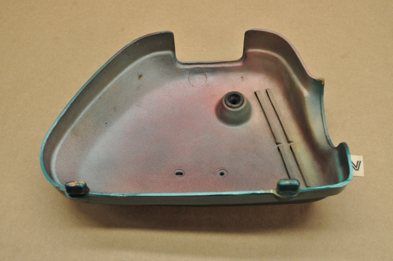 Vtg Used OEM Honda CB350 K3 Right Air Filter Side Cover Derby Green 17231-317-670 FC