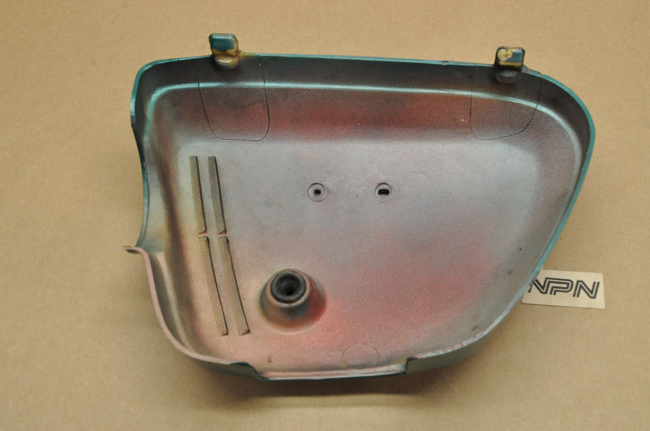 Vtg Used OEM Honda CB350 K3 Right Air Filter Side Cover Derby Green 17231-317-670 FC