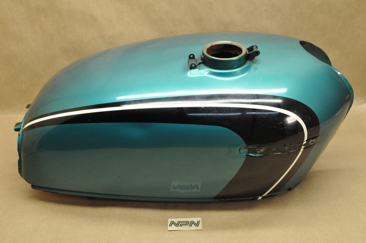 Vintage Used OEM Honda CB350 K3 Fuel Gas Tank Derby Green 17500-317-670 FC