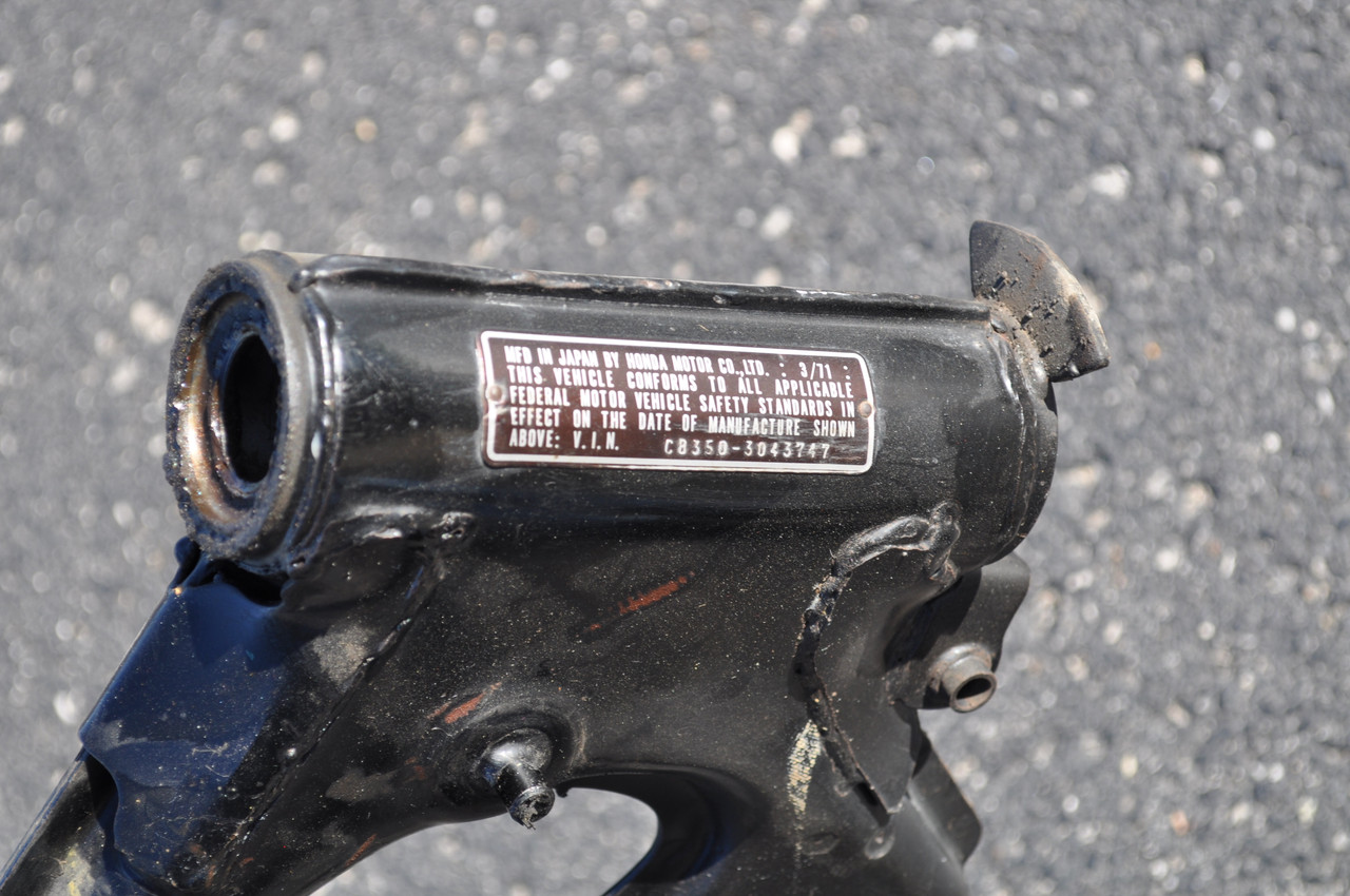 CB350 Honda Frame K3 Vtg Legal Used Document Street w⁄ OEM | eBay 