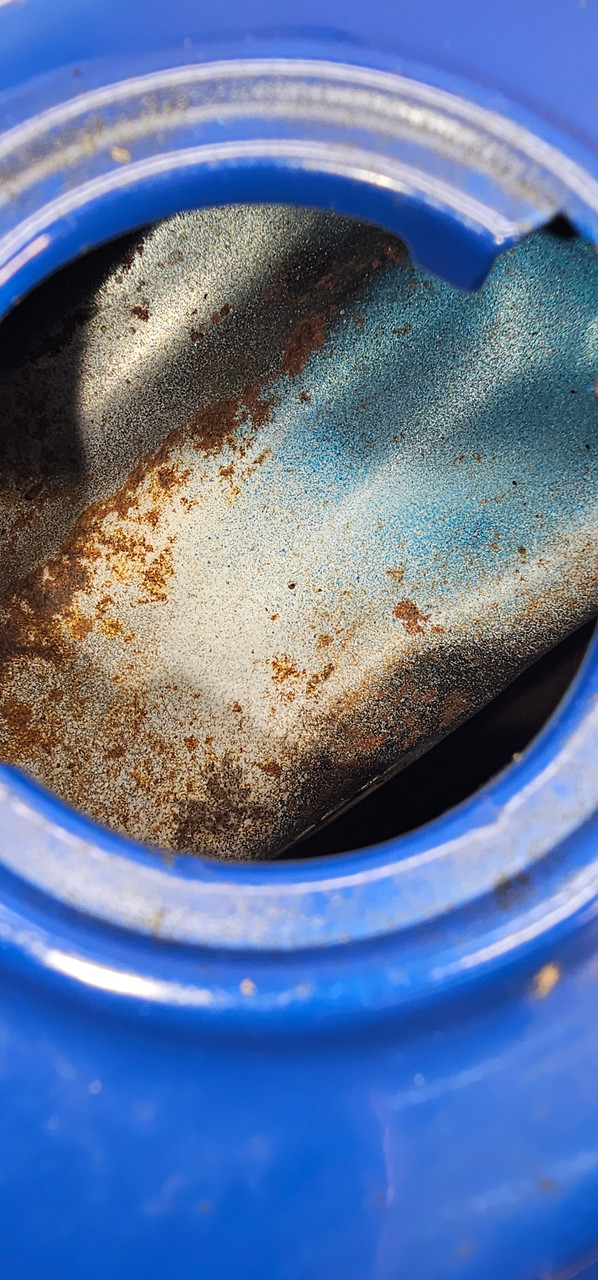 Vintage Used OEM Honda CA95 Early Fuel Gas Tank Blue As Is 17500-200-010 Z