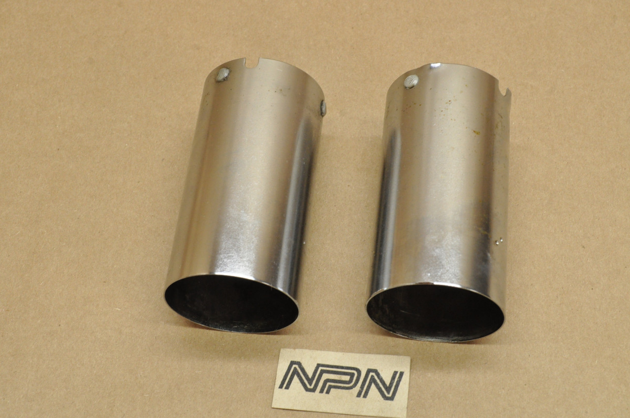 Vintage Used OEM Honda CA175 K3 CD175 K3 Left & Right Lower Fork Cover 51402-303-000
