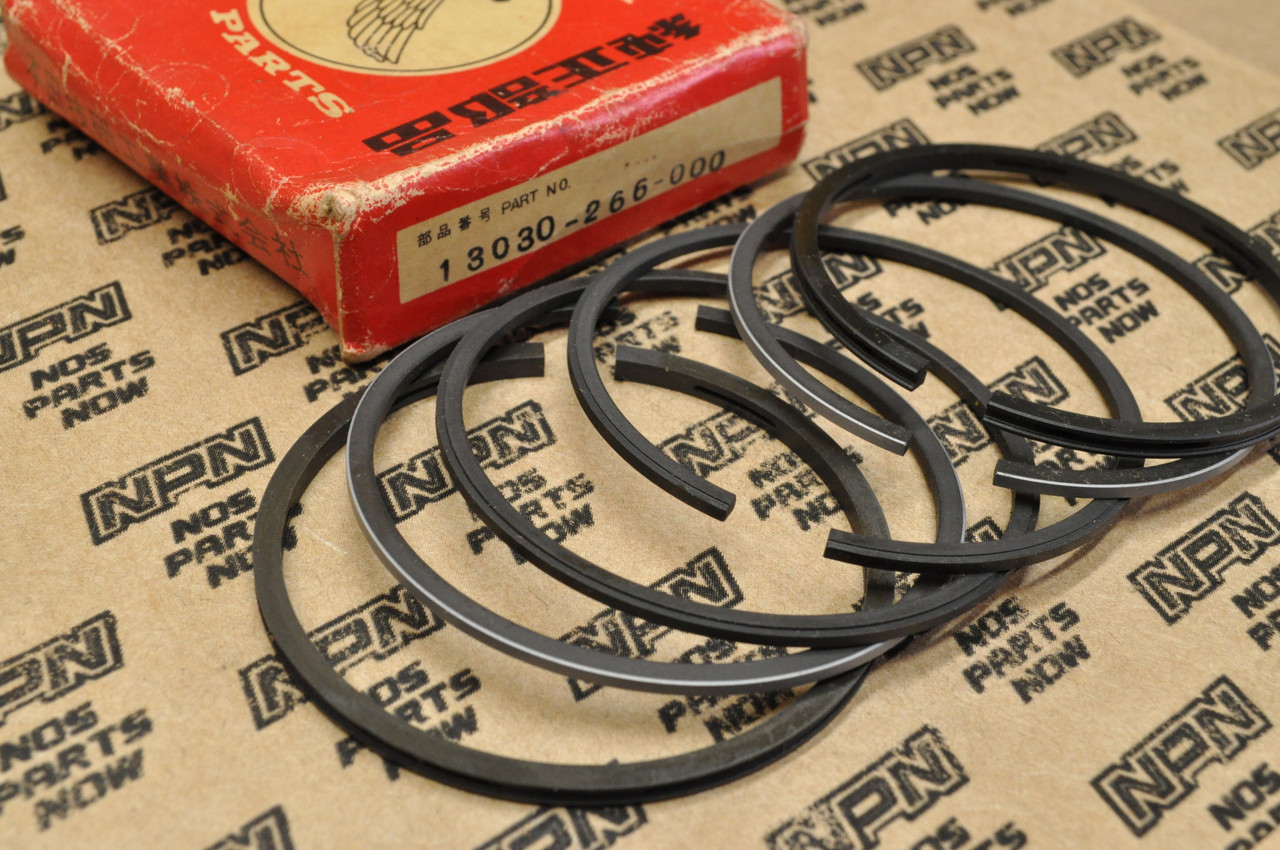NOS Honda CA77 .50 Oversize Piston Ring Set for 2 Pistons= 6 Rings 13030-266-000