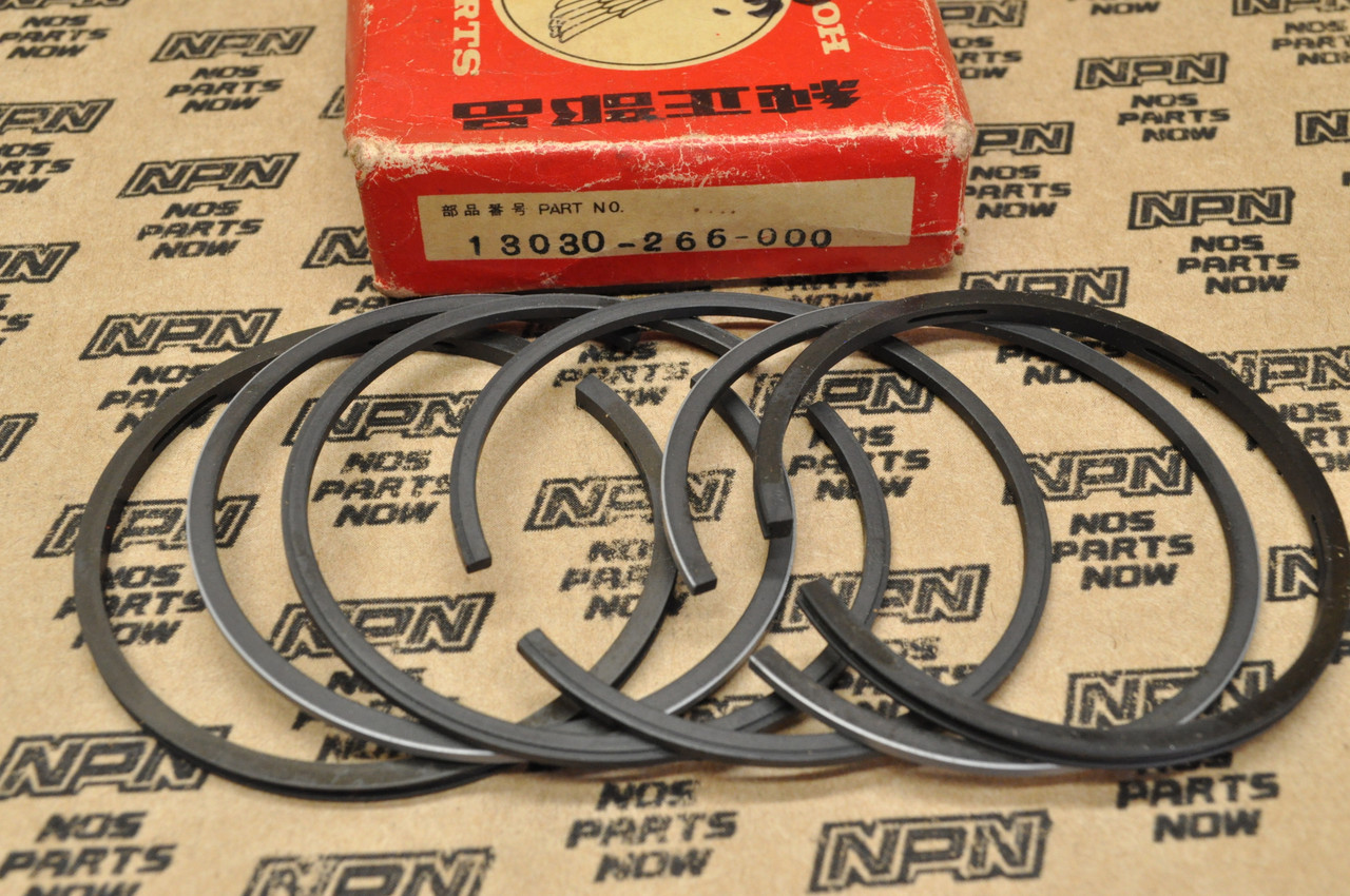 NOS Honda CA77 .50 Oversize Piston Ring Set for 2 Pistons= 6 Rings 13030-266-000