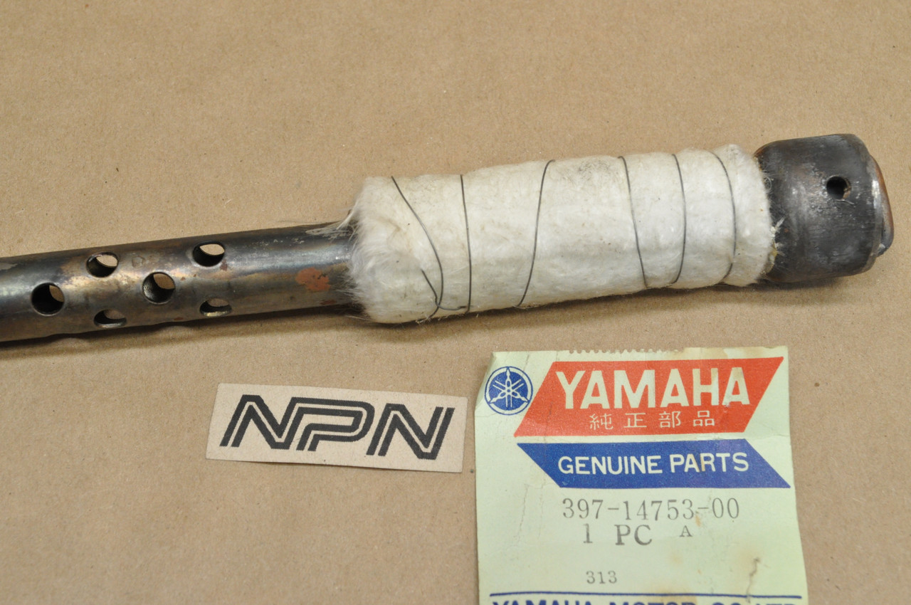 NOS Yamaha 1974-76 RD200 Muffler Exhaust Baffle Silencer 397-14753-00
