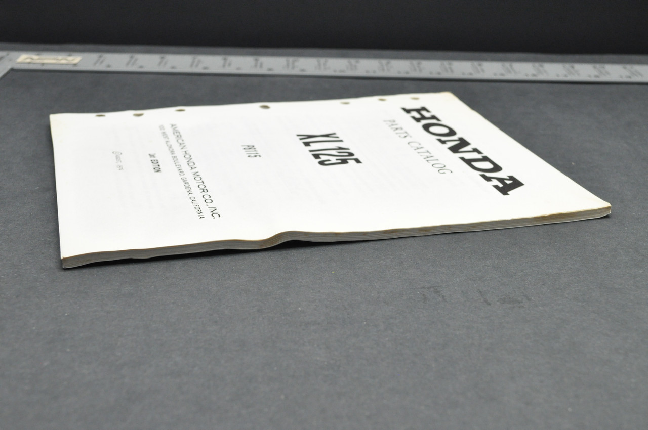 Vintage 1974 Honda XL125 K0 Parts Catalog Book Diagram Manual 1st Edition