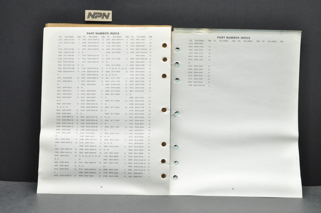 Vintage 1974 Honda XL125 K0 Parts Catalog Book Diagram Manual 1st Edition