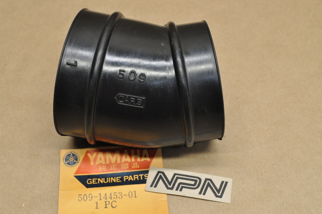 NOS Yamaha 1975 MX250 Air Cleaner Intake Rubber Joint Boot 509-14453-01