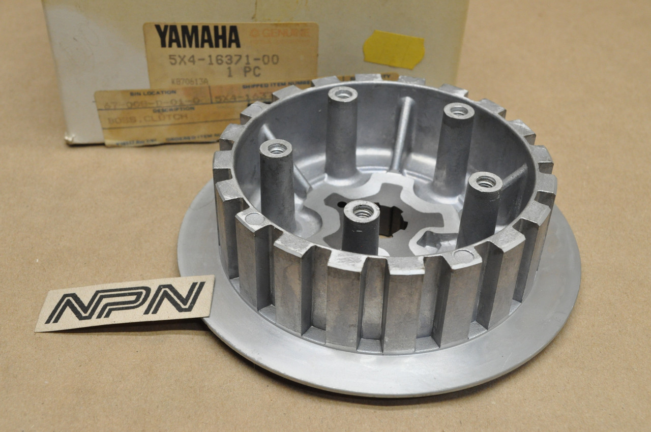 NOS Yamaha 1982 YZ125 Inner Clutch Hub Boss Gear 5X4-16371-00