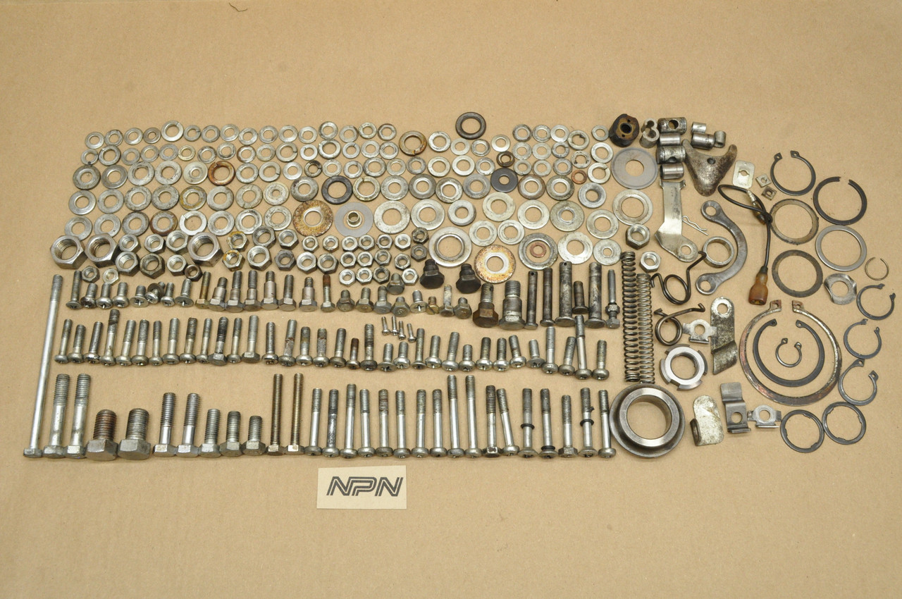 Vintage Used OEM Honda CD175 K3 Bolt Screw Washer Nut Spring Hardware Lot