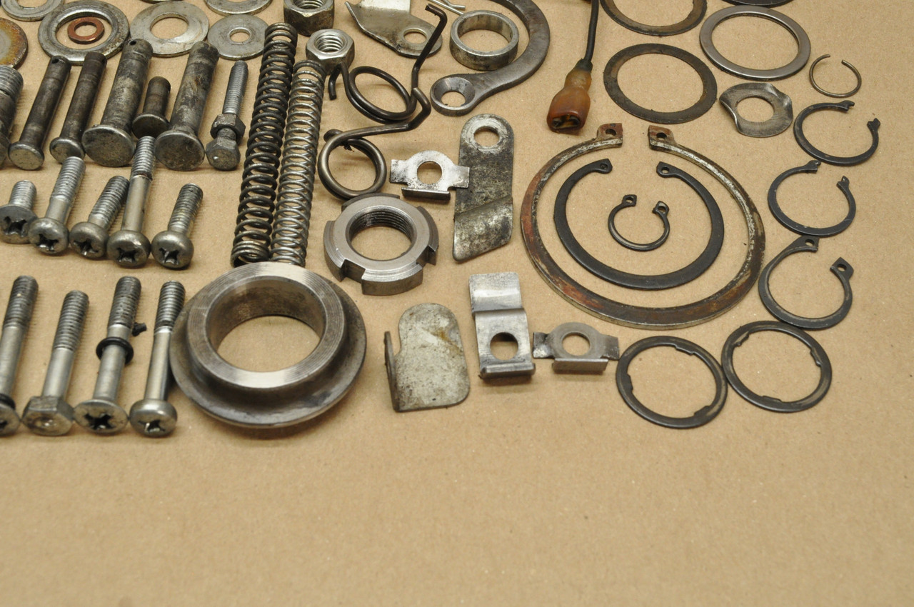 Vintage Used OEM Honda CD175 K3 Bolt Screw Washer Nut Spring Hardware Lot