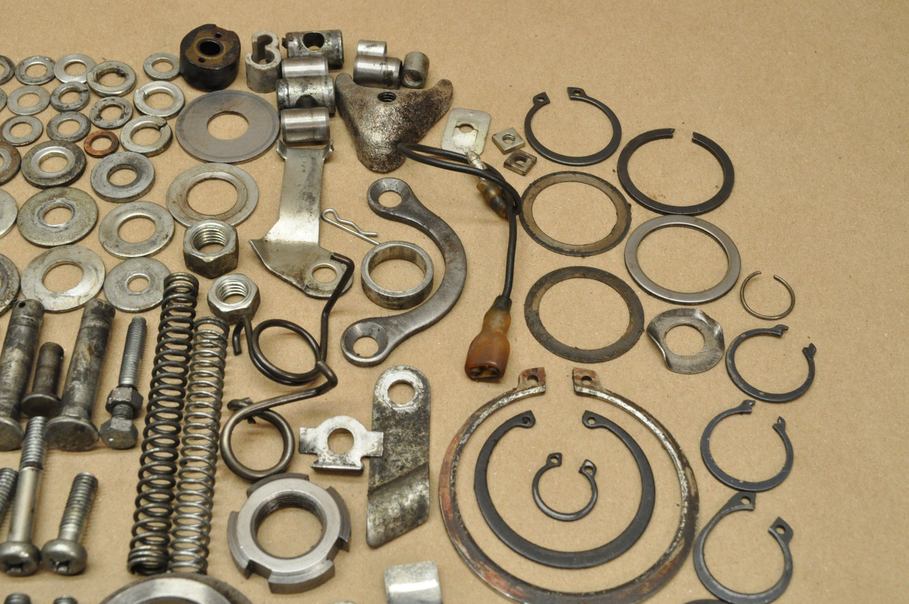 Vintage Used OEM Honda CD175 K3 Bolt Screw Washer Nut Spring Hardware Lot