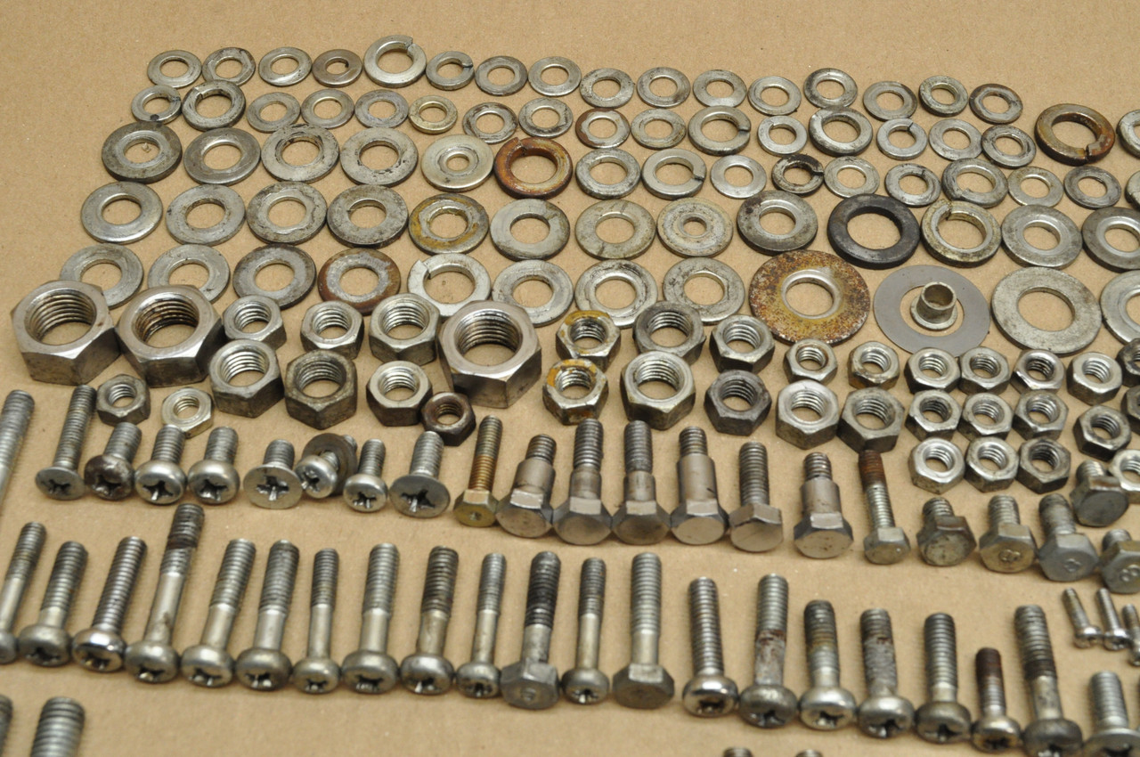 Vintage Used OEM Honda CD175 K3 Bolt Screw Washer Nut Spring Hardware Lot