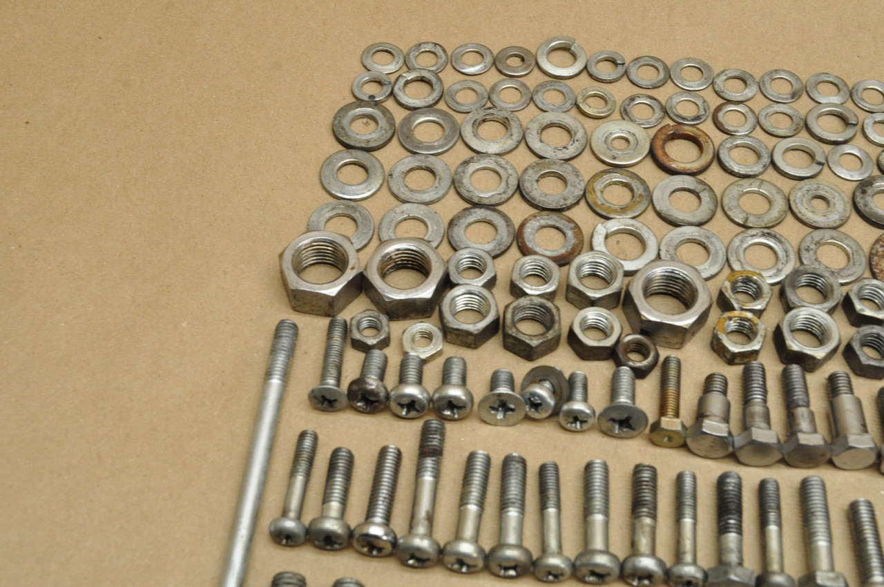 Vintage Used OEM Honda CD175 K3 Bolt Screw Washer Nut Spring Hardware Lot