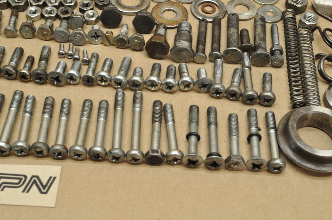 Vintage Used OEM Honda CD175 K3 Bolt Screw Washer Nut Spring Hardware Lot